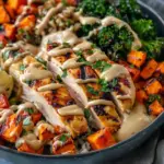 Maple Dijon Chicken Sweet Potato Bowls