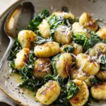 High Protein Spinach Gnocchi