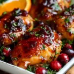 Cranberry Orange Glazed Chicken