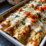38g Protein Chicken Enchiladas with Dreamy White Sauce