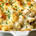 Chicken Alfredo Bake