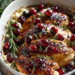 Honey Cranberry Chicken Bake with Ricotta Cheese