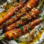 Roasted Carrots with Whipped Ricotta & Hot Honey