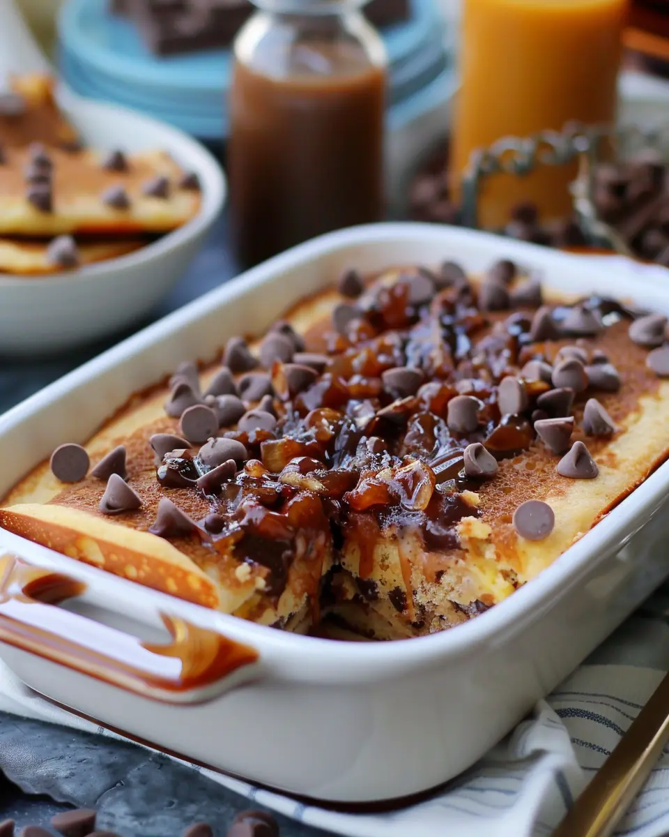 Chocolate Chip Pancake Casserole: The Best Weekend Brunch Delight