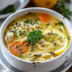 Greek Lemon Chicken Soup