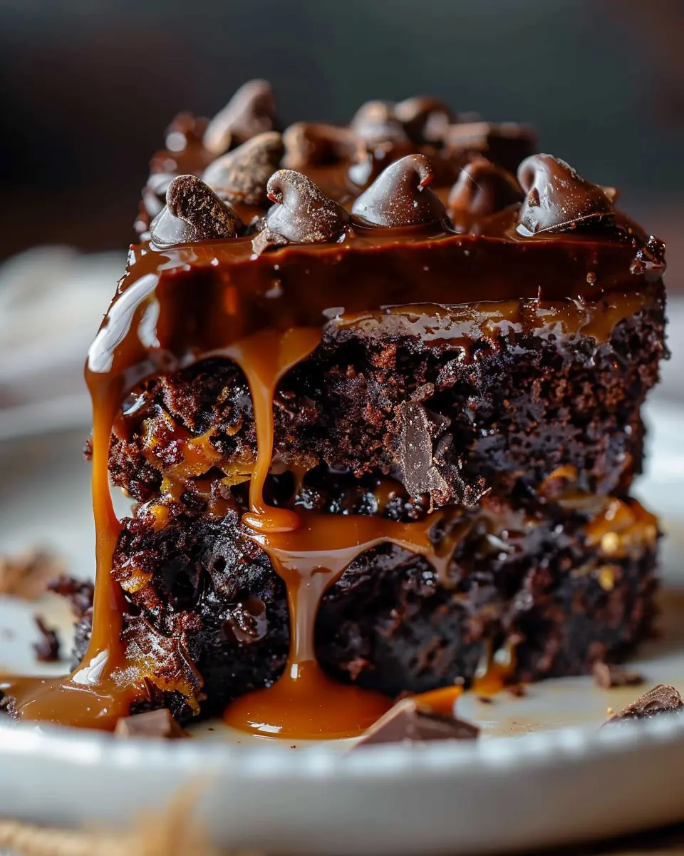 Chocolate Caramel Dump Cake Recipe: Indulgent Treat in Minutes