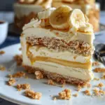 Banana Pudding Cookie Butter Cheesecake Cake Blissful Indulgence