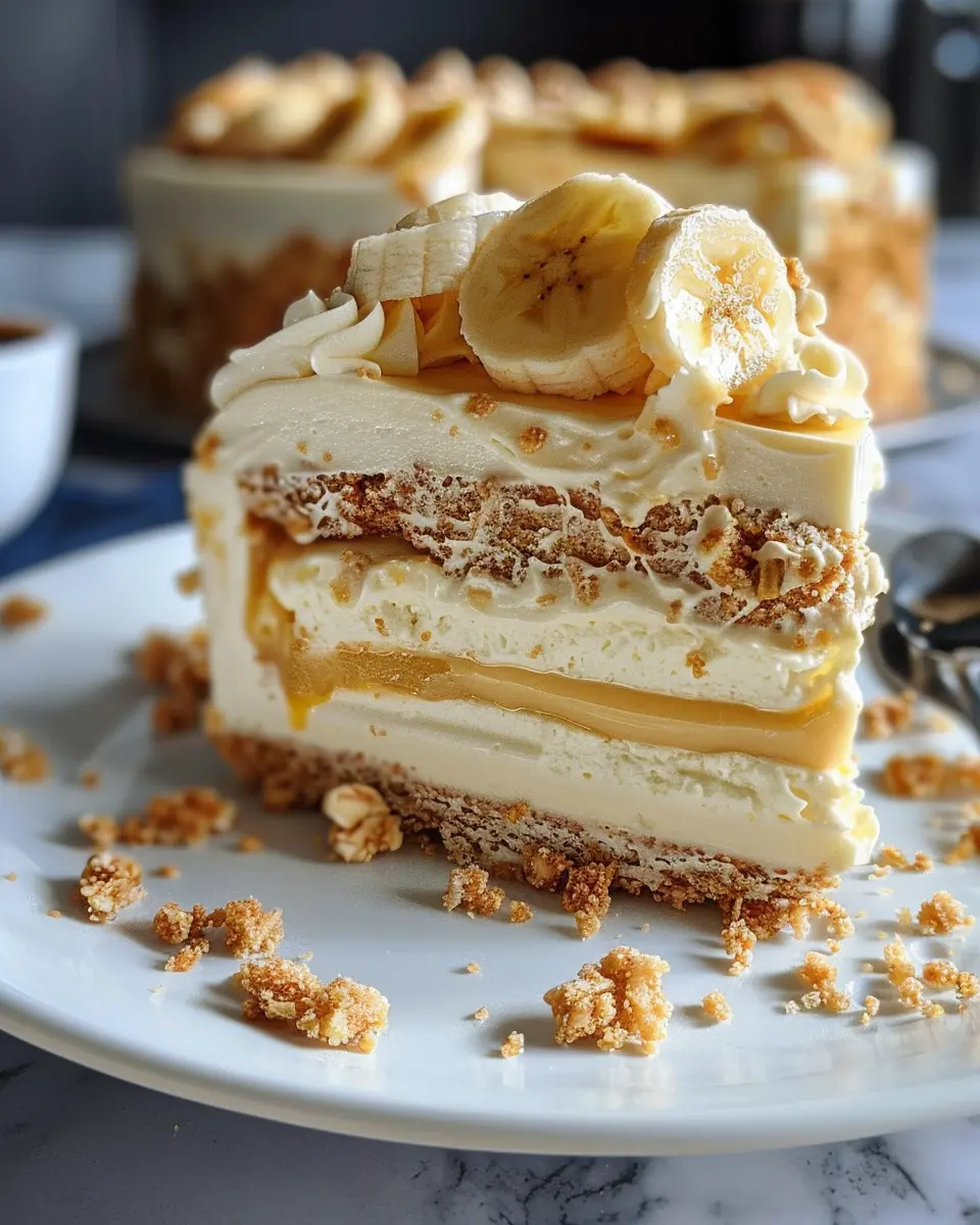 Banana Pudding Cheesecake: Indulgent Cookie Butter Bliss