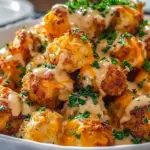 Cheddar Ranch Chicken Tater Tot Bake