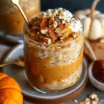 High Protein Pumpkin Overnight Oats