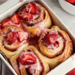 Strawberry Cinnamon Rolls