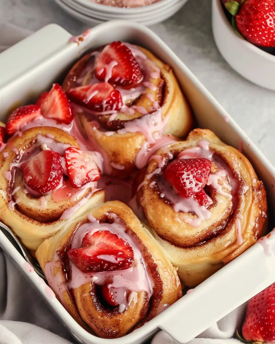 Strawberry Cinnamon Rolls: The Best Homemade Indulgence Recipe