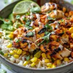 Easy Street Corn Chicken Rice Bowl