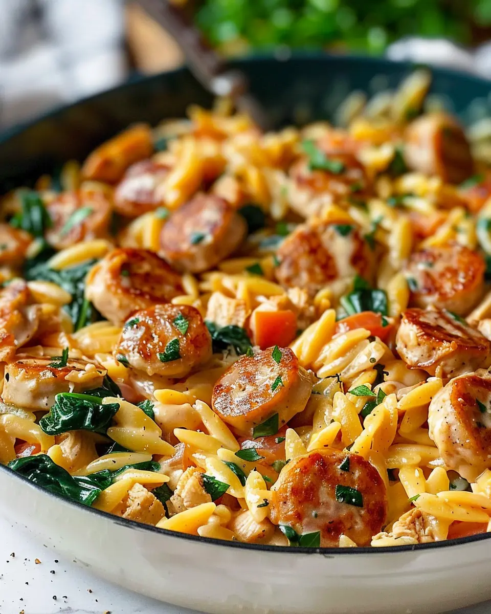 Creamy Chicken Sausage Orzo: Easy Comfort Food for All Occasions