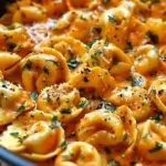 One-Pot Spicy Garlic Butter Chicken Tortellini
