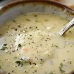 Traditional Country French Style Garlic Soup