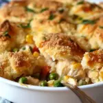Easy Chicken Cobbler Dinner Casserole
