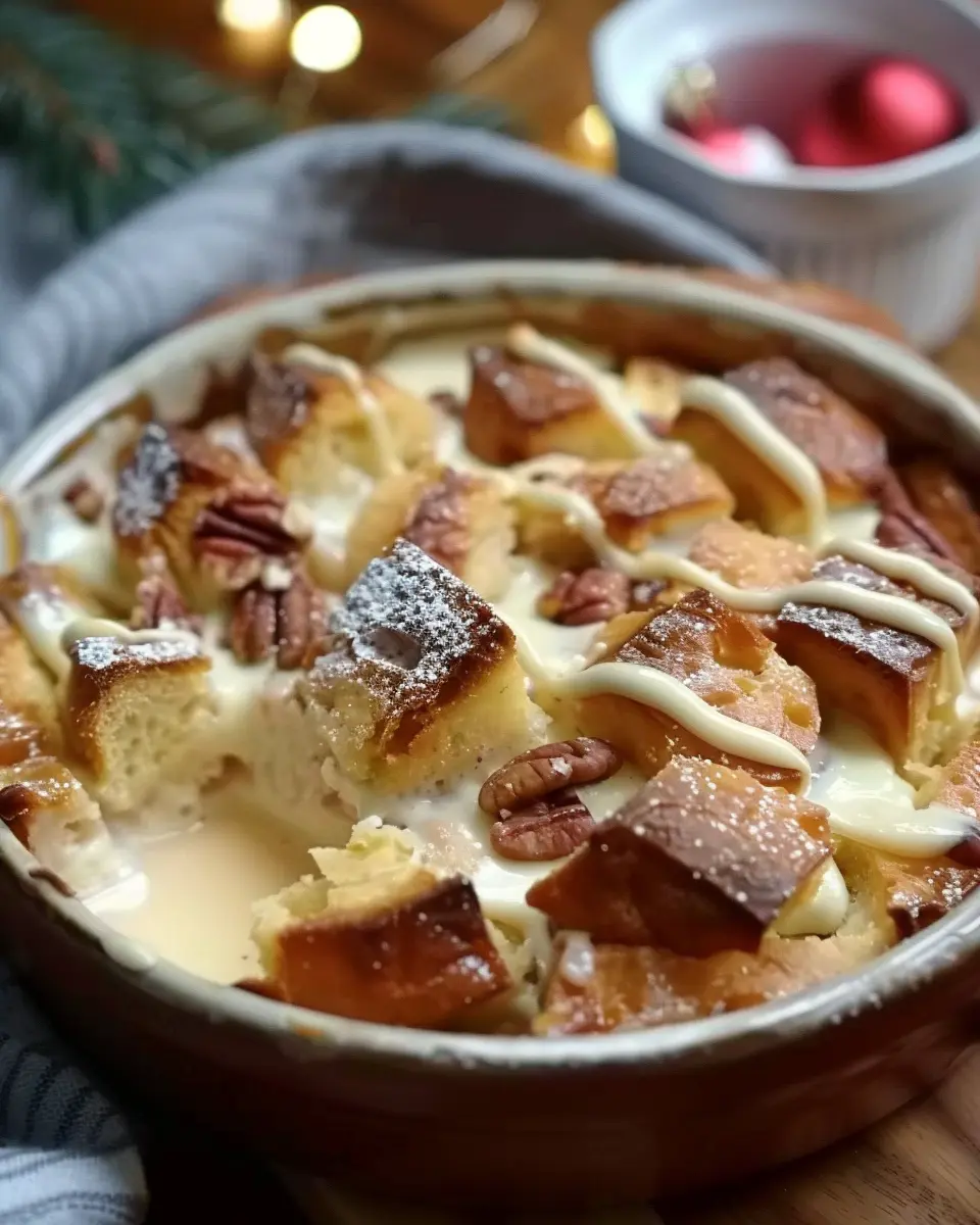 Eggnog Bread Pudding: The Indulgent Seasonal Comfort Dessert