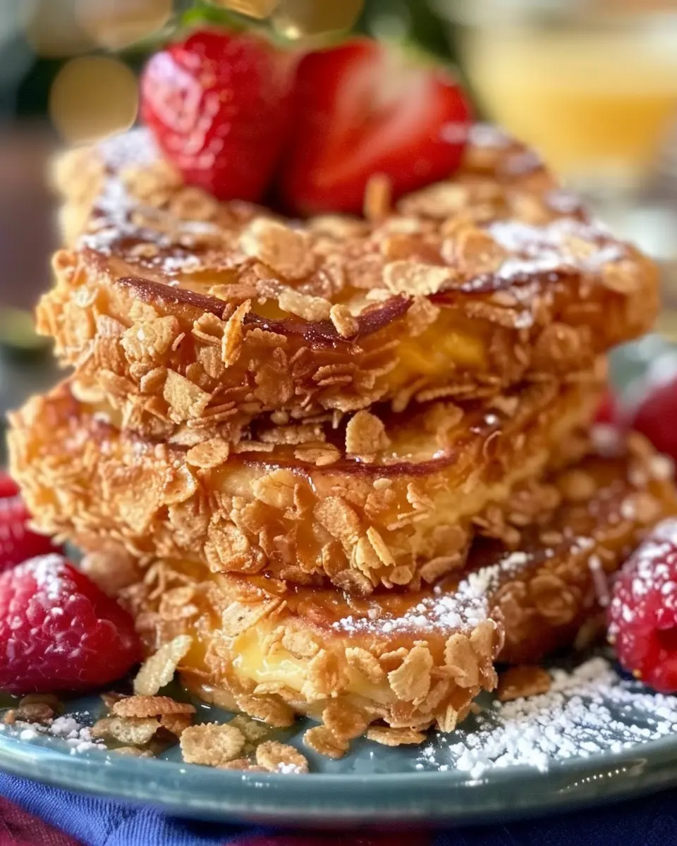 Disneyland Cornflake Crusted French Toast Recipe That’s Indulgent