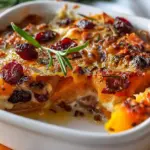 Sweet Potato & Cranberry Gratin