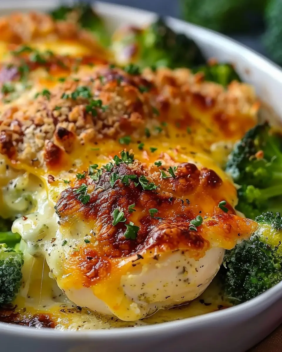 Cheesy Chicken Broccoli Baked Delight for Dinner: Easy & Flavorful