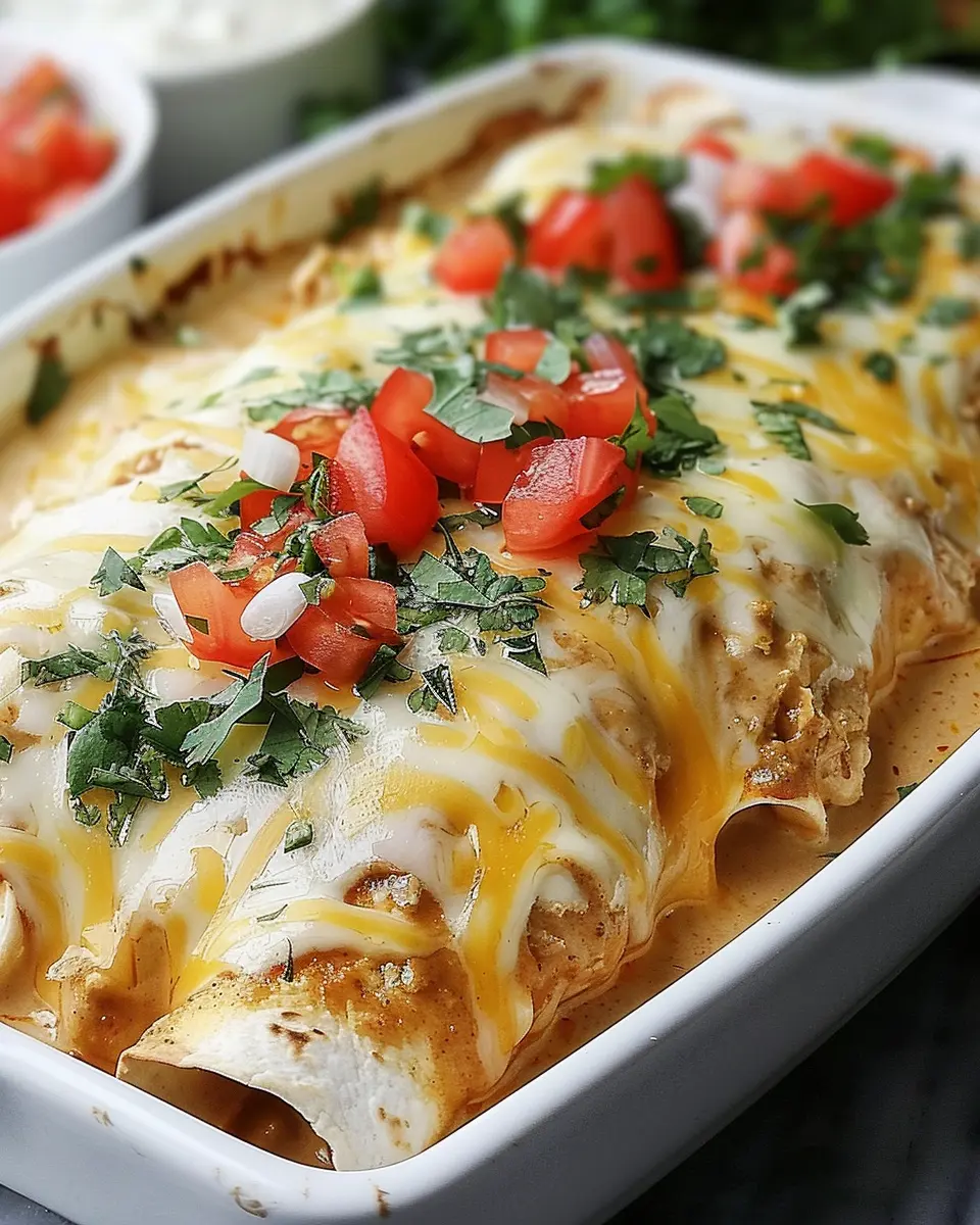 Creamy Queso Chicken Enchiladas for Easy Family Dinners