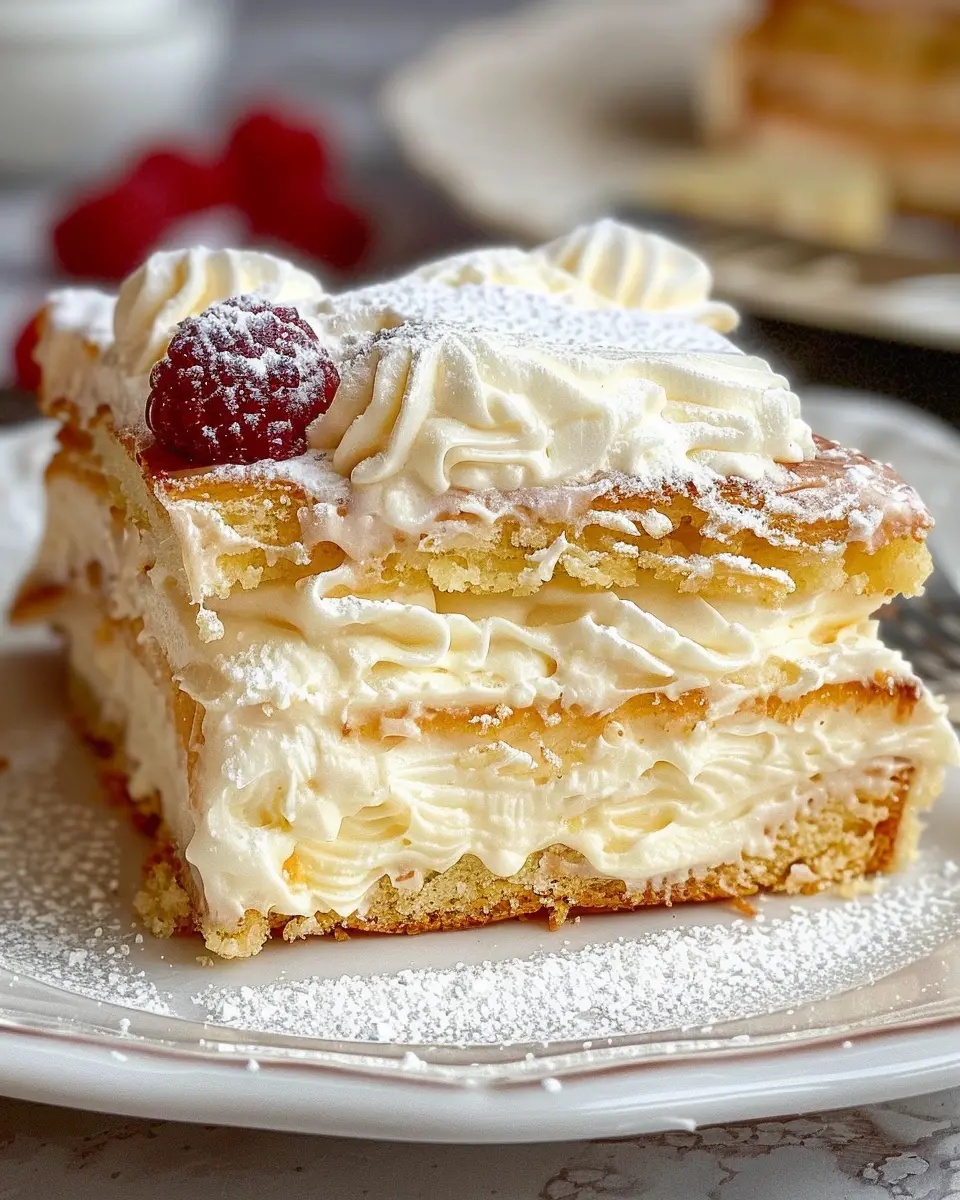 Polish Carpathian Mountain Cream Cake: A Delightful Indulgence