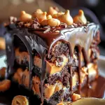 Chocolate Peanut Butter Ooey Gooey Cake Recipe