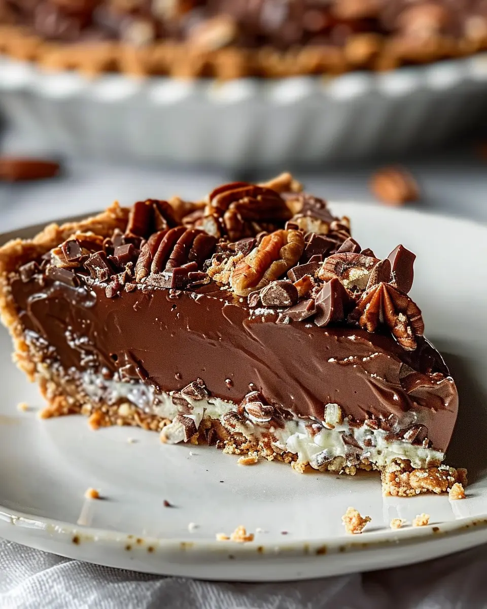 No-Bake German Chocolate Pie: Indulgent Delight for Dessert Lovers