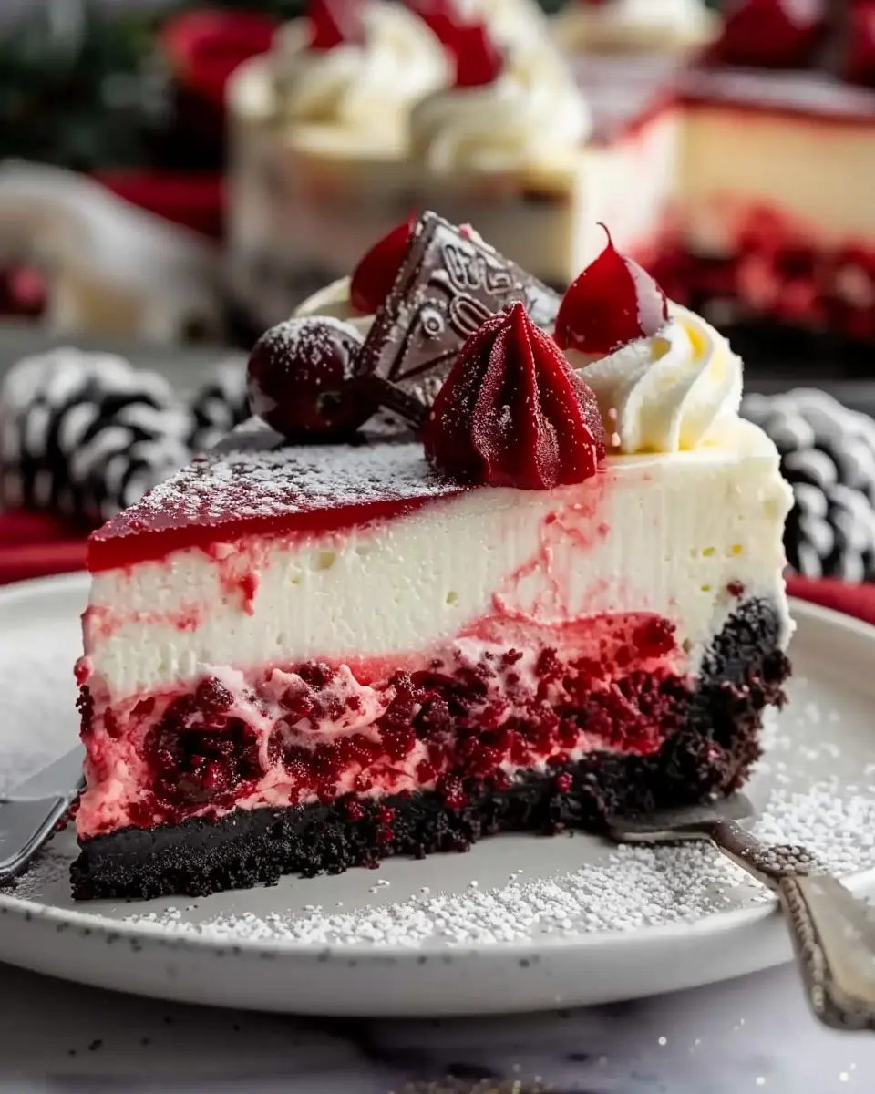 Christmas Red Velvet Cheesecake Recipe – A Festive Delight to Indulge
