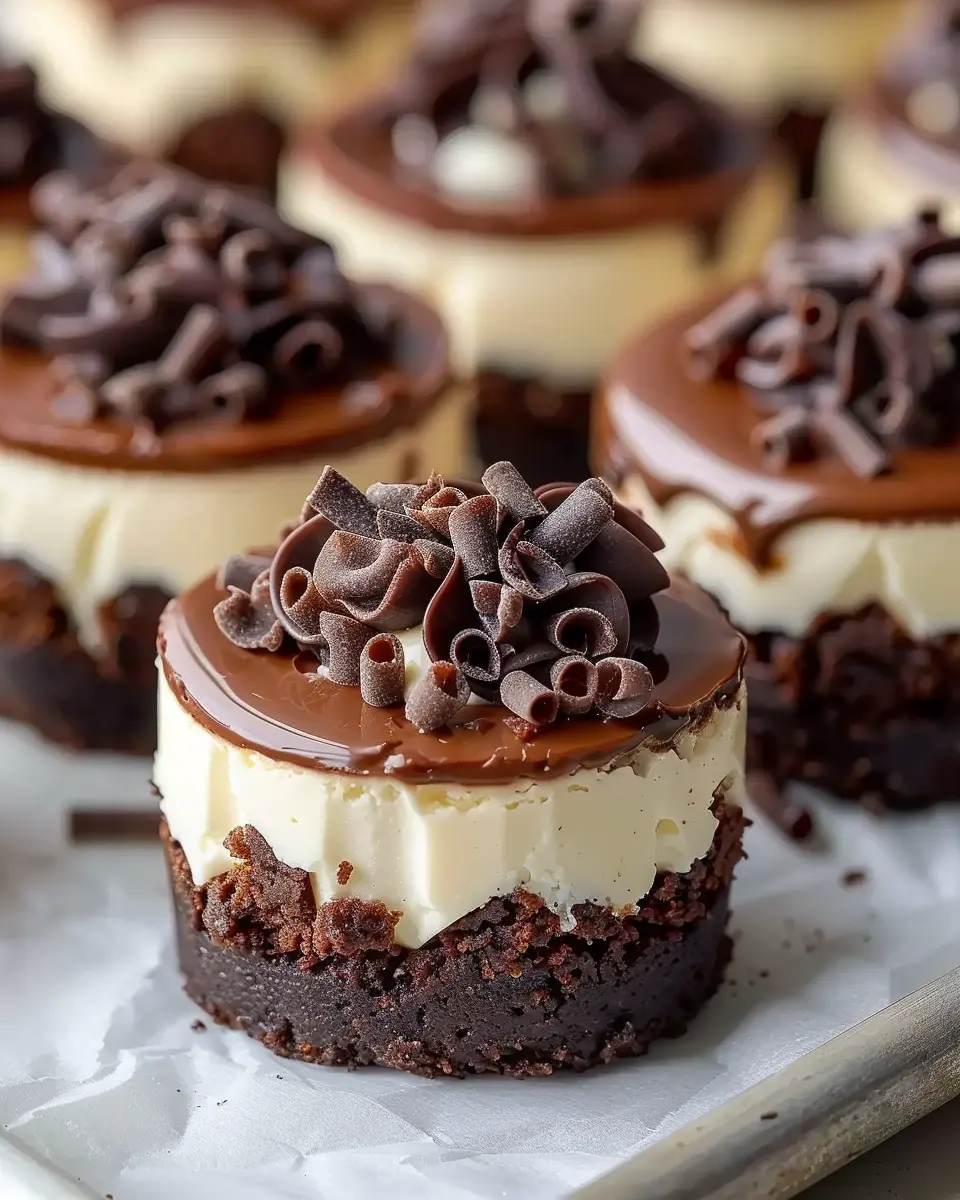 Brownie Bottom Mini Cheesecakes: The Best Indulgent Treat