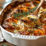 Garlic Scalloped Sweet Potatoes