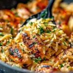 Comforting One-Pot Cajun Chicken Alfredo Orzo in Just 30 Minutes