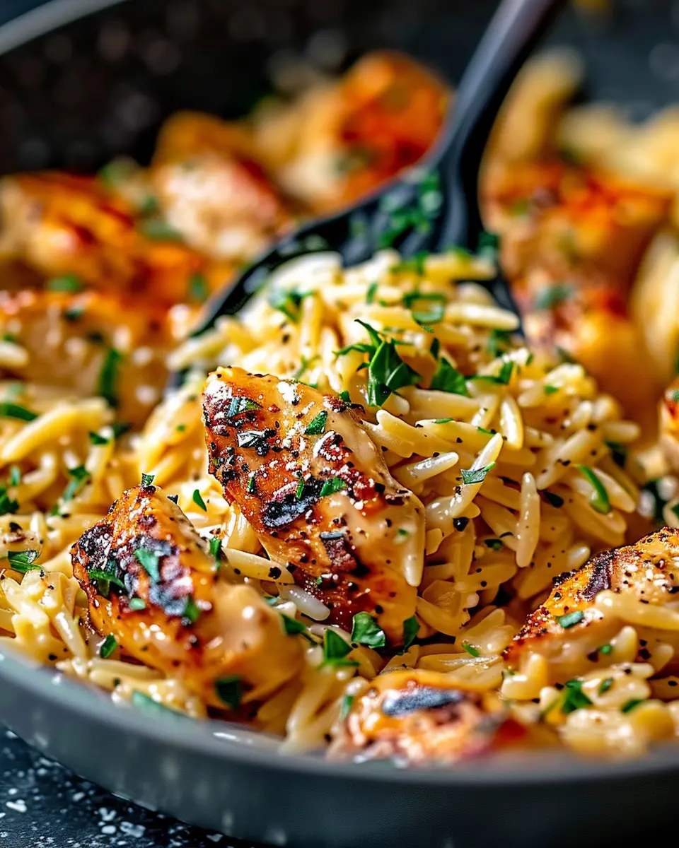 One-Pot Cajun Chicken Alfredo Orzo: Easy Comfort in 30 Minutes