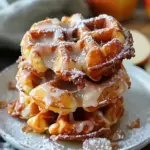 Apple Fritter Waffle Donuts