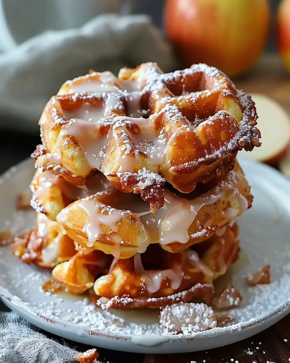 Apple Fritter Waffle Donuts: Indulgent and Easy Homemade Treats