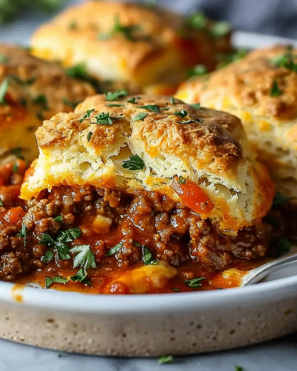 Sloppy Joe Biscuit Casserole: Easy Comfort Food with Turkey Bacon
