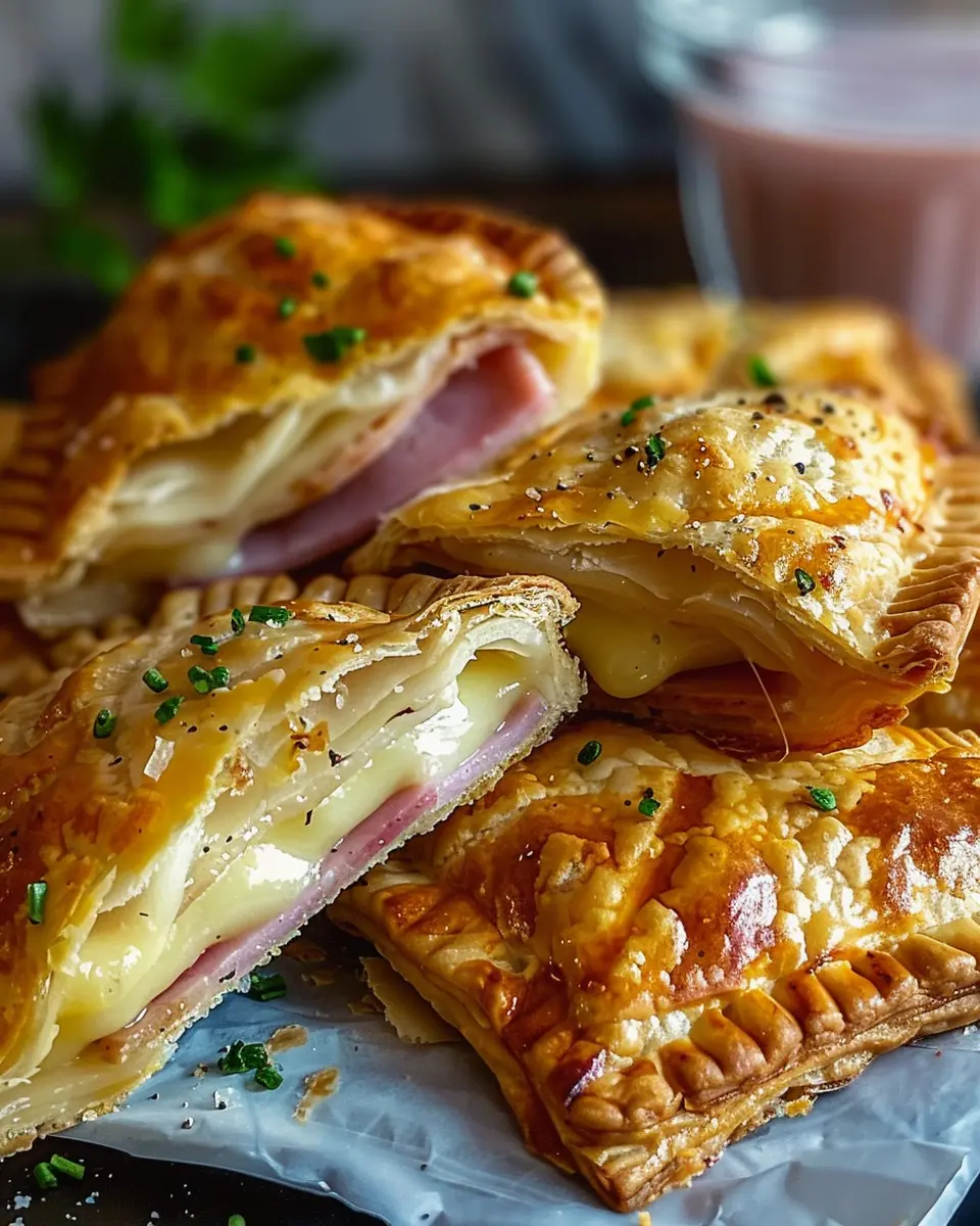 Ham & Cheese Breakfast Hand Pies: Easy Chicken Ham & Turkey Bacon Treats