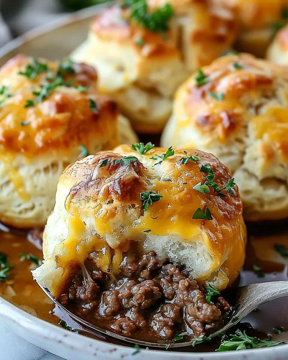 Cheesy Beef Biscuit Bombs: Easy Indulgence for Any Meal
