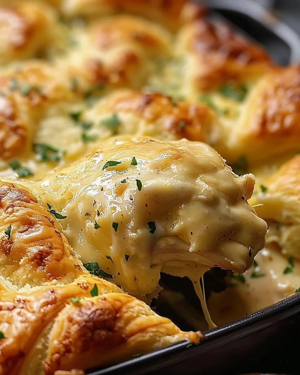 Cheesy Chicken Crescent Bake: A Cozy Weekend Delight