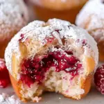 Raspberry Filled Donut Muffins