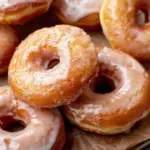 Glazed Donuts with Milk Bread Dough