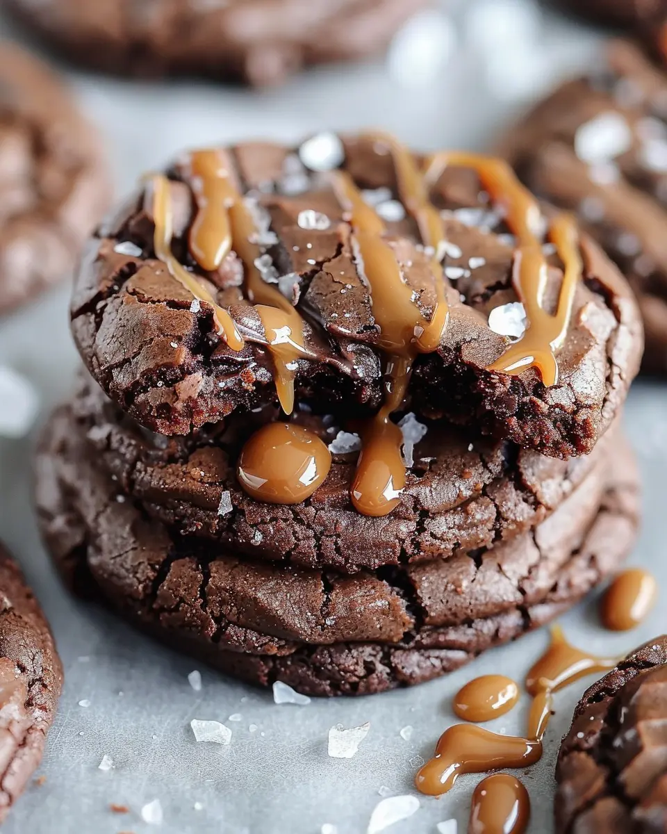 Double Chocolate Salted Caramel Cookies: The Ultimate Indulgence
