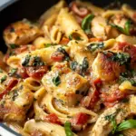 Simple Tuscan Chicken Pasta