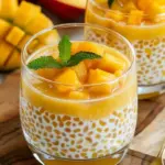 Mango Tapioca Pudding (Mango Sago)
