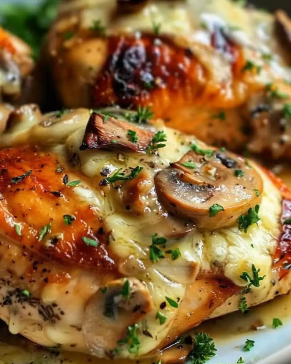 Gouda & Mushroom Stuffed Chicken: Juicy Comfort for Your Table