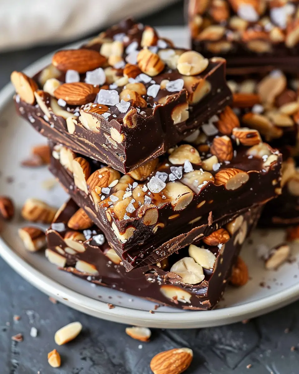 Dark Chocolate and Sea Salt Nut Bars: The Best Healthy Snack