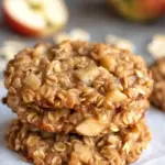 Healthy Apple Pie Oatmeal Cookies