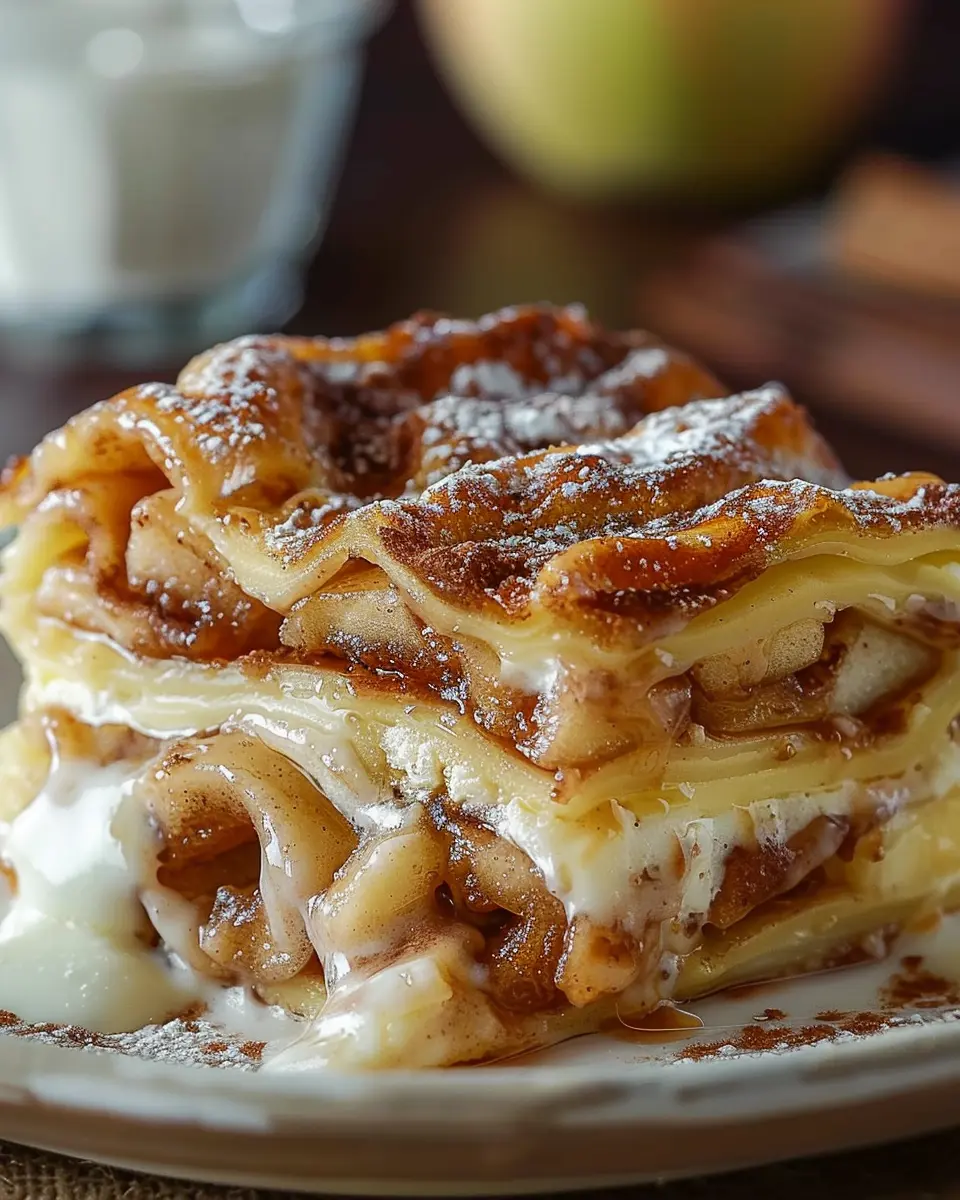 Cinnamon Roll Apple Lasagna: An Indulgent Dessert Delight