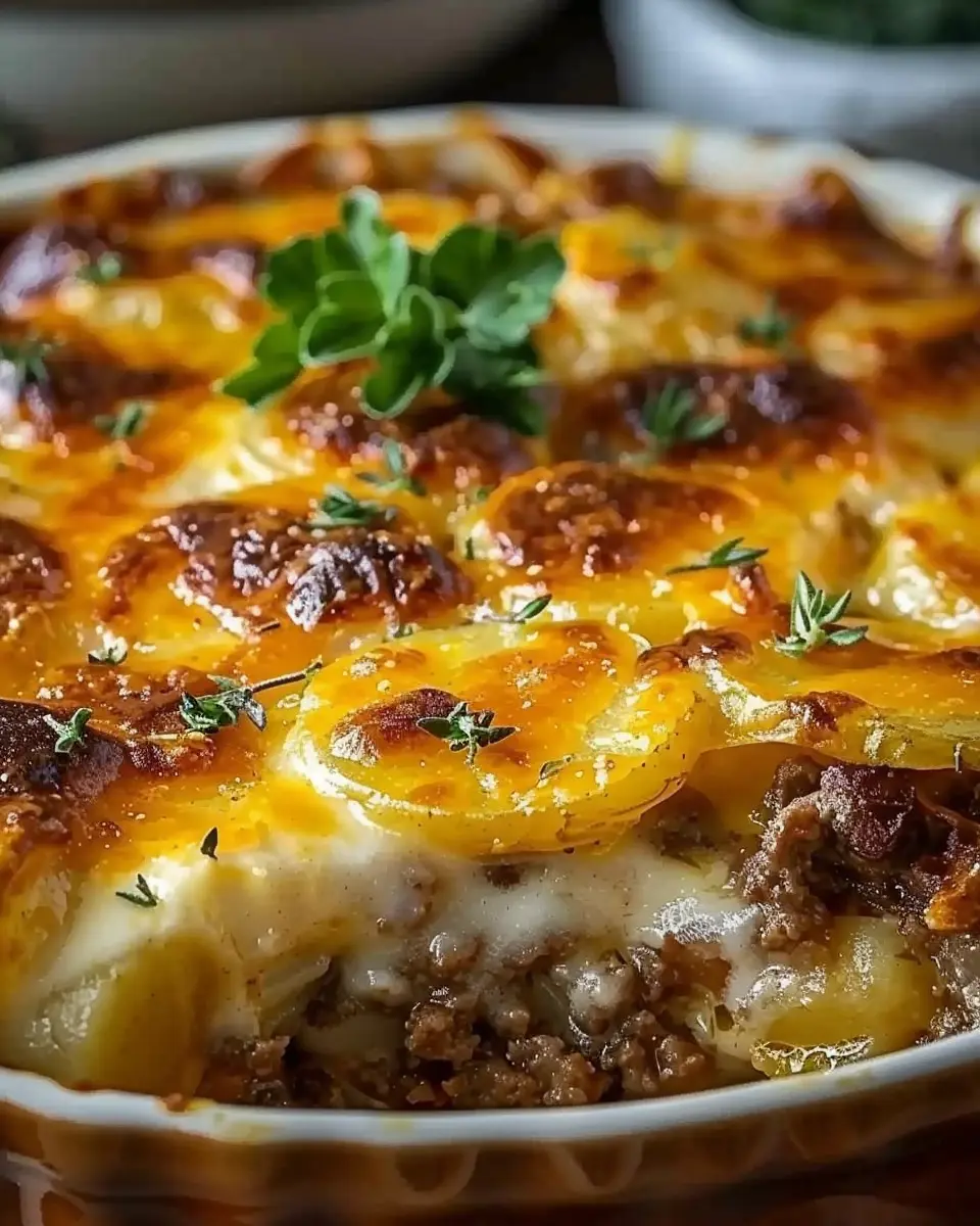 Hearty Hamburger Potato Casserole: Comfort Food for Cozy Nights